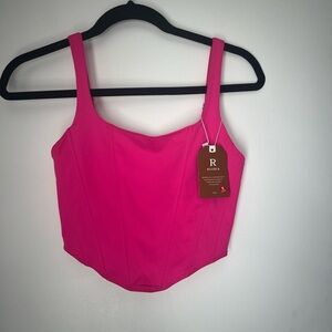 ReoRia Women's Hot Pink Crop Top